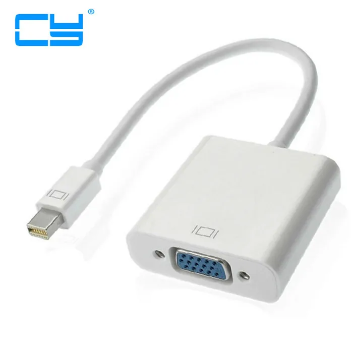 Для MacBook Air Pro iMac Mac Thunderbolt мини порт дисплея Порт Mini DP к VGA Кабель адаптер 1080P