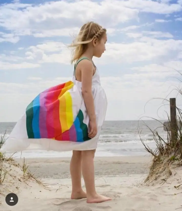 2020 New Girls Princess Dress Rainbow Printed Sling Children Clothes Fashion Baby Summer Party | Детская одежда и обувь