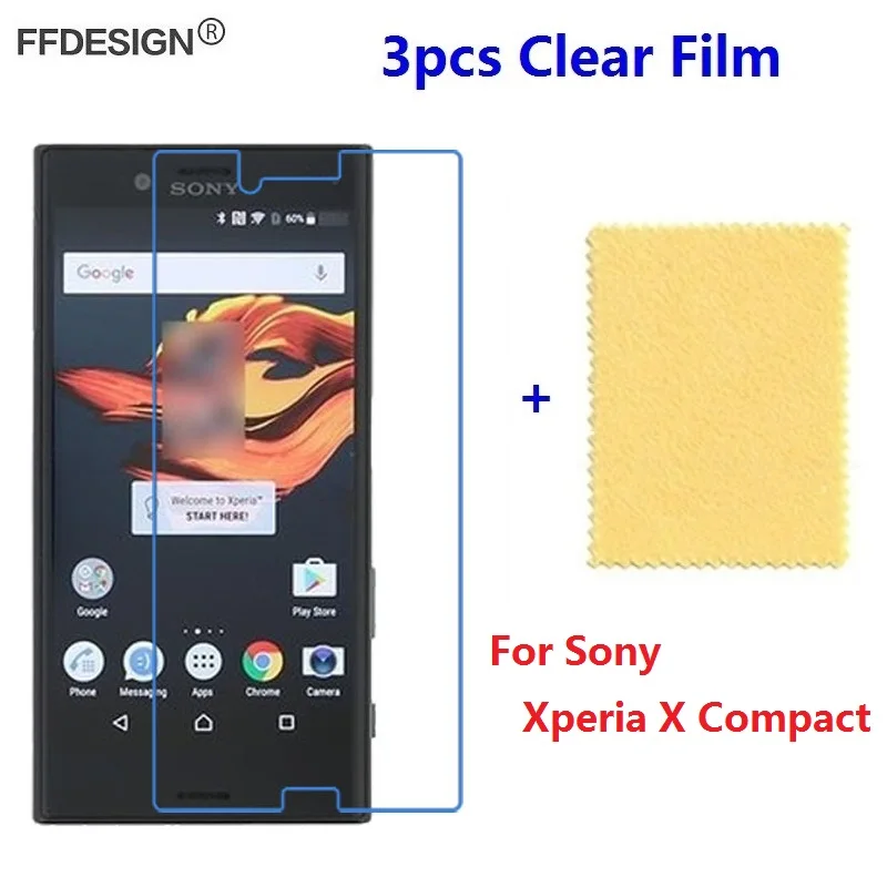 

3pcs For Sony Xperia X Compact Clear LCD Screen Protector For Sony Xperia X Compact Protective Film Screen Foil Guard Cover Skin