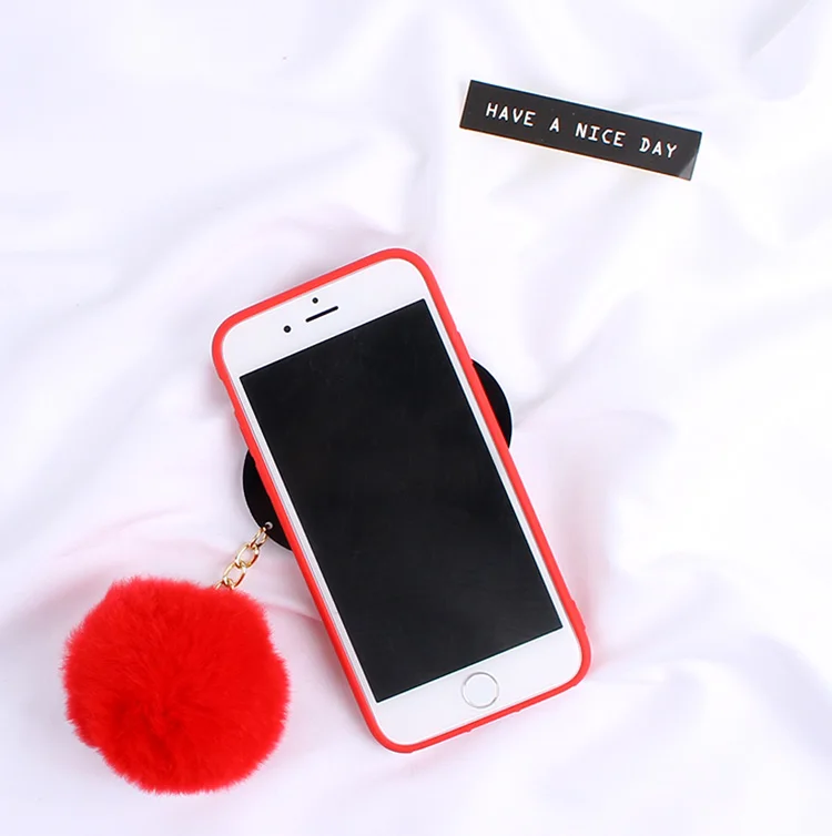 3D Cartoon Big Eyes Cute Hair Ball Case For Motorola Moto G7 Power G6 Plus G5S G5 C Z2 Play Z3 Z4 E4 E5 E6 X4 TPU Cover | Мобильные