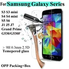 Закаленное стекло для Samsung Galaxy S6 S5 S4 S3 mini A3 A5 A7 A8 J1 J3 J5 J7 2016 Grand Prime Защитная пленка для экрана новая 2019