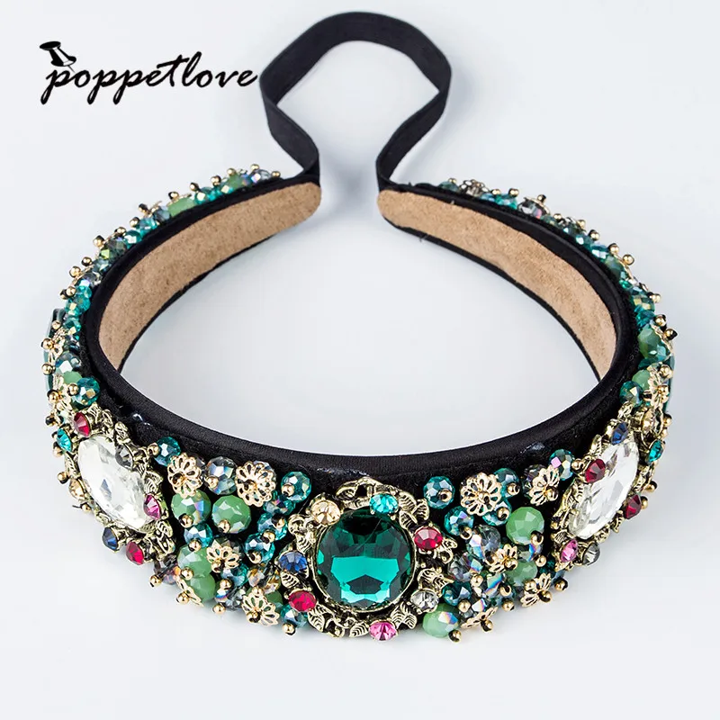 Женская повязка на голову с кристаллами|head piece|crystal hair accessorieshair crystal accessories |