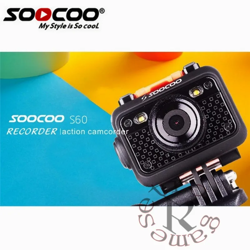 Оригинальная Противоударная Спортивная Экшн камера SOOCOO S60 водонепроницаемость 30