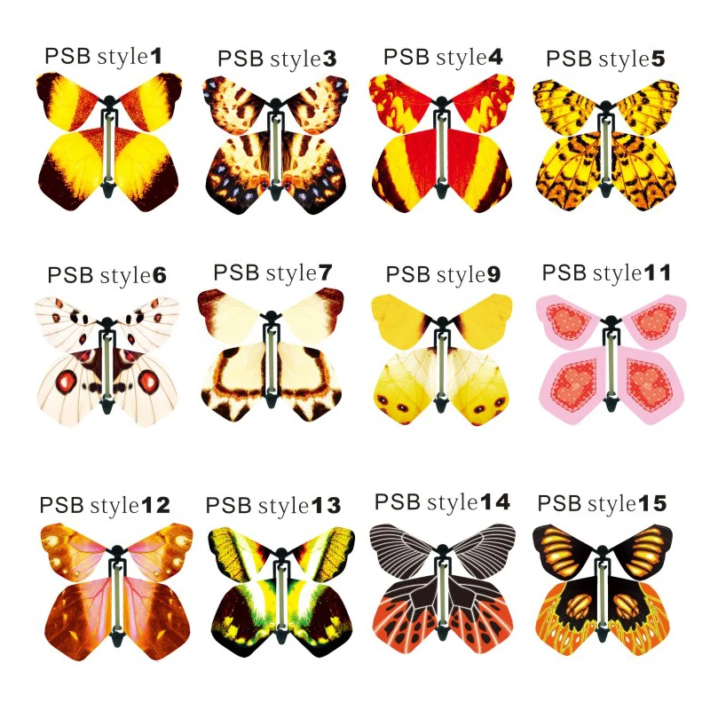 

EMS Free shipping - Flying butterfly / Magic paper butterfly for wedding invitation,greeting card