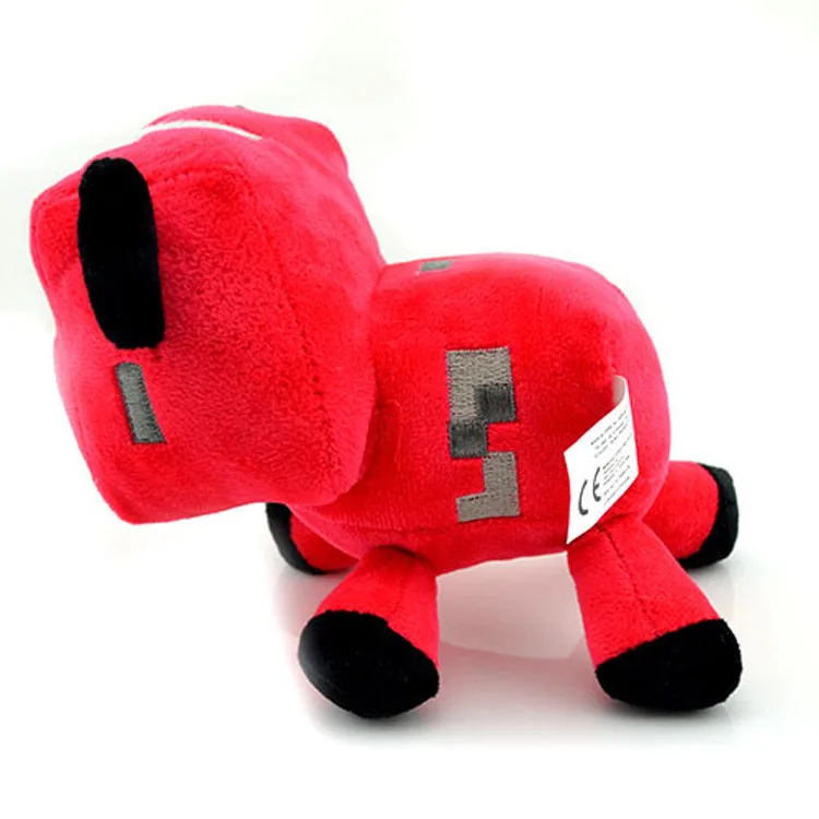 FOTEWP игрушки 2018 Minecraft плюшевые 16 см Mooshroom красный корова Фильмы для детей