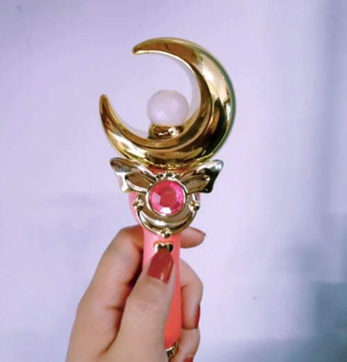 As picture Аниме карточка Captor Sakura Сейлор Мун волшебная палочка детская волшебная палочка реквизит для косплея - Цвет: As picture