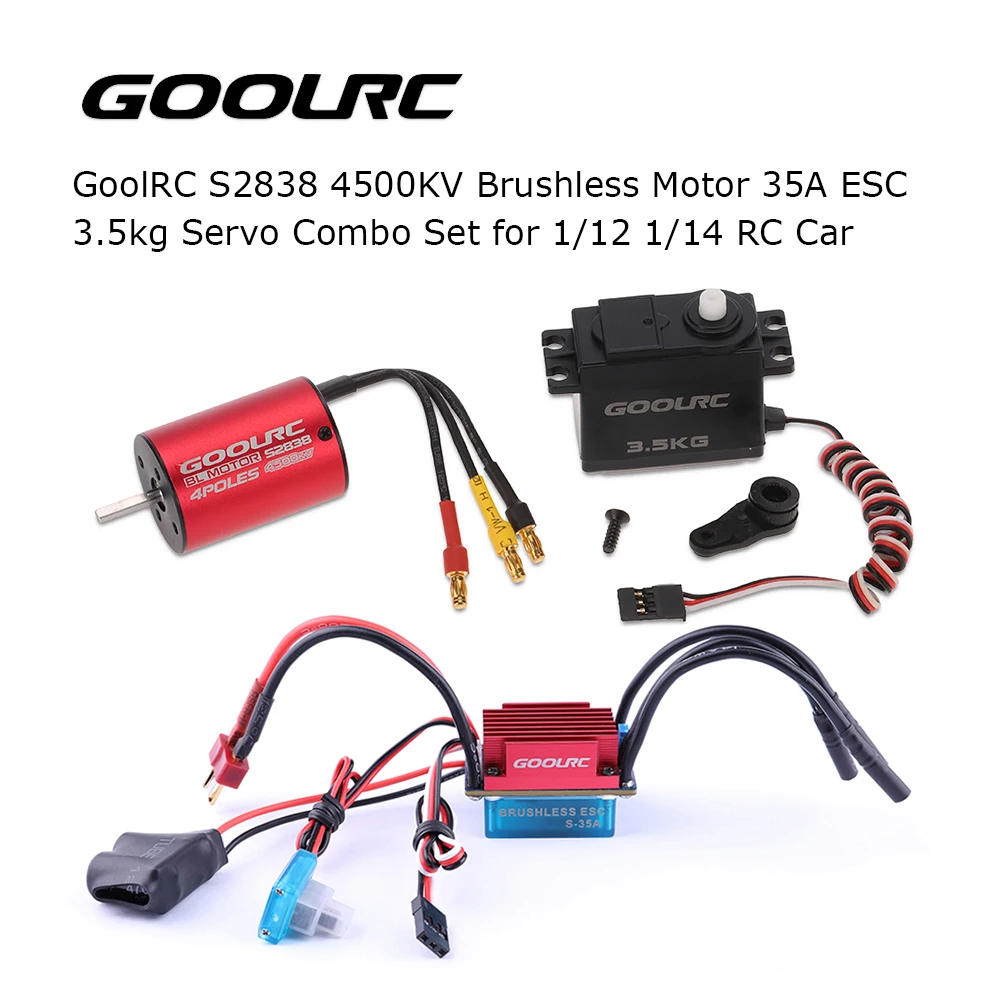 Высокая эффективность набор S2838 4500KV бесщеточный мотор 35A ESC 3 5 кг комбинированный