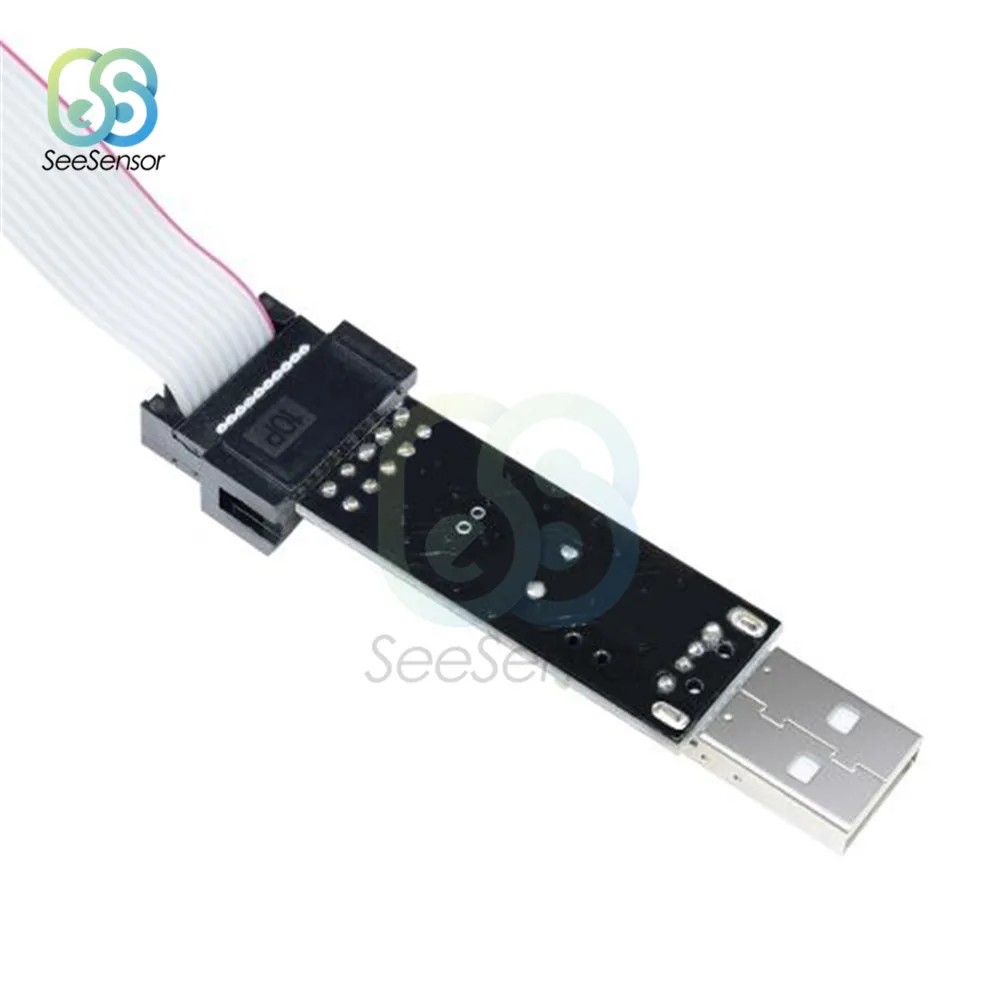 Модуль загрузки USBASP AVR программатор USBISP USB ISP ASP ATMEGA8 ATMEGA128 поддержка Win7 64K с 10