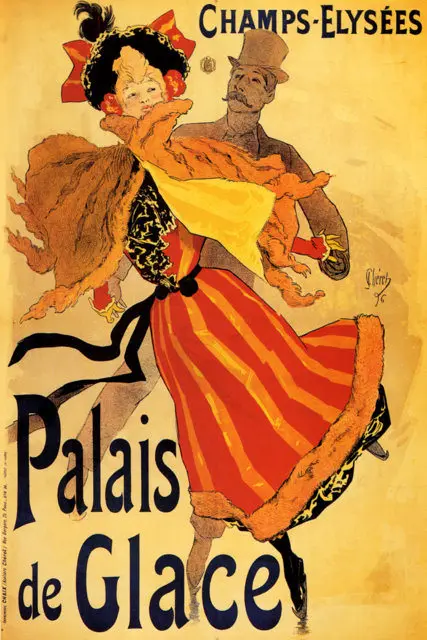 Винтажный постер для катания на лыжах спорта путешествий чтение солнца