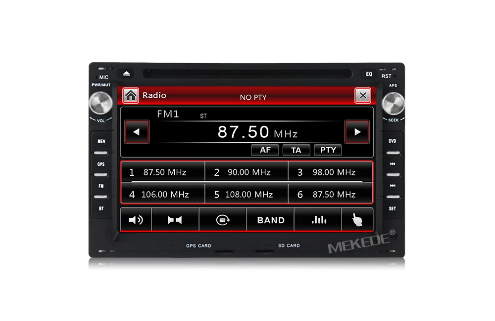 MEKEDE HD 2 din 7 дюймов Автомобильный DVD для VW Passat/JETTA/Bora/Polo/GOLF CHICO/SHARAN Поддержка заднего вида+ карта 16 г