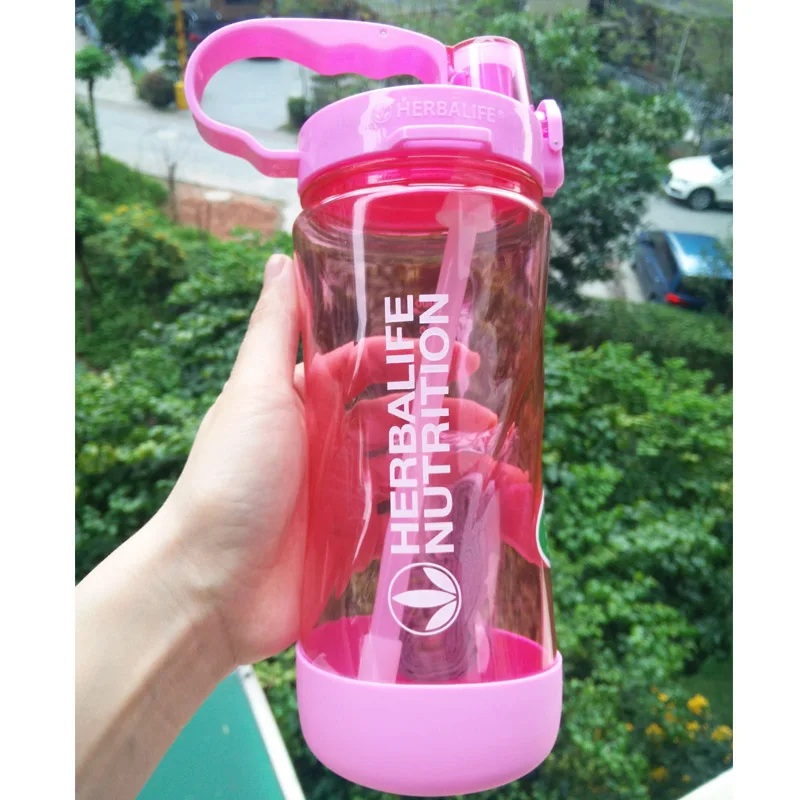 1000ml pink1 24 подходящие бутылки для воды Модные Портативные Herbalife питание на заказ протеиновый порошок шейкер бутылка Спортивная бутылка для воды - Цвет: 1000ml pink1