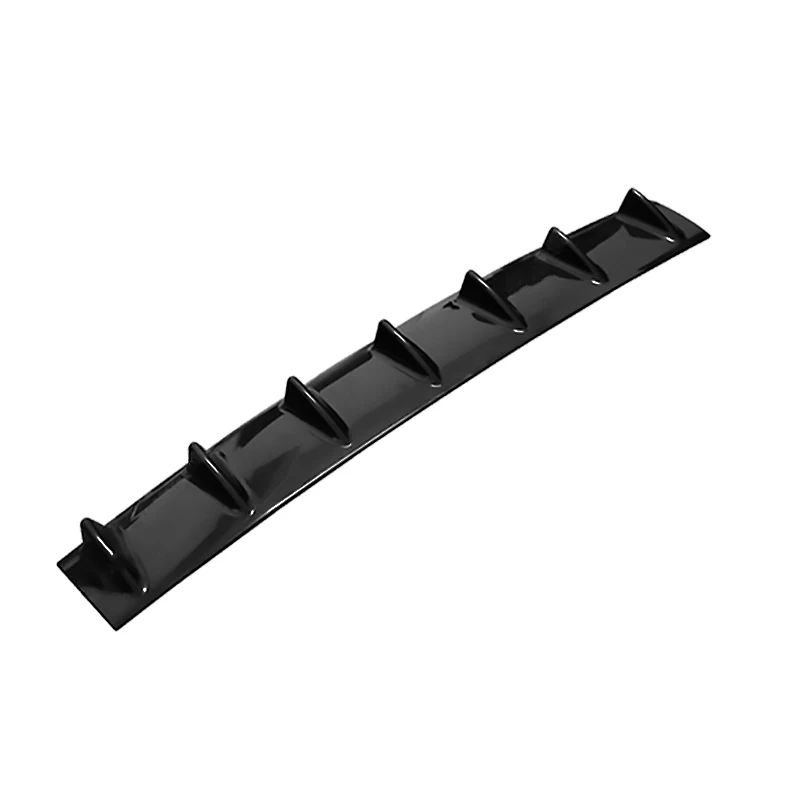 1pcs black Бумблок Автомобильный задний бампер 3D крутые наклейки в виде акул для Renault Megane 2 3 Duster Logan Honda Civic 2006-2011 Fit Accord - Название цвета: 1pcs black