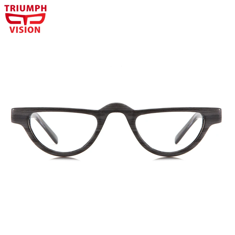 Солнцезащитные очки TRIUMPH VISION маленькие с линзами по рецепту деревянные в стиле