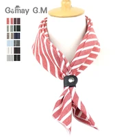 autumn winter scarf women casual cotton mens scarves 6060 cm square striped hanky wrap fashion pocket square for party