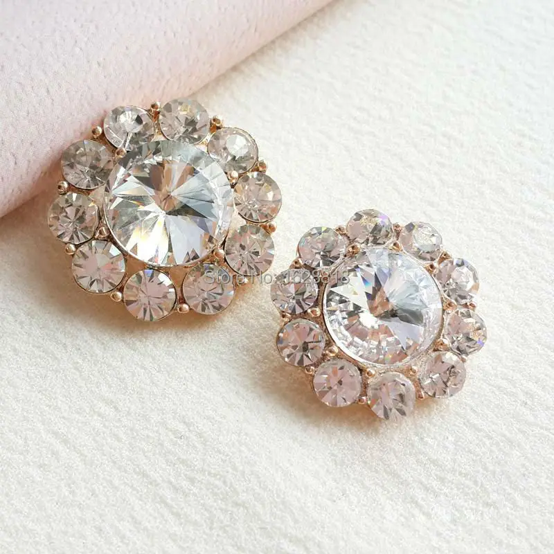 Эксклюзивные ювелирные украшения броши 50 шт./лот круглый rhinestone свадебные кнопка