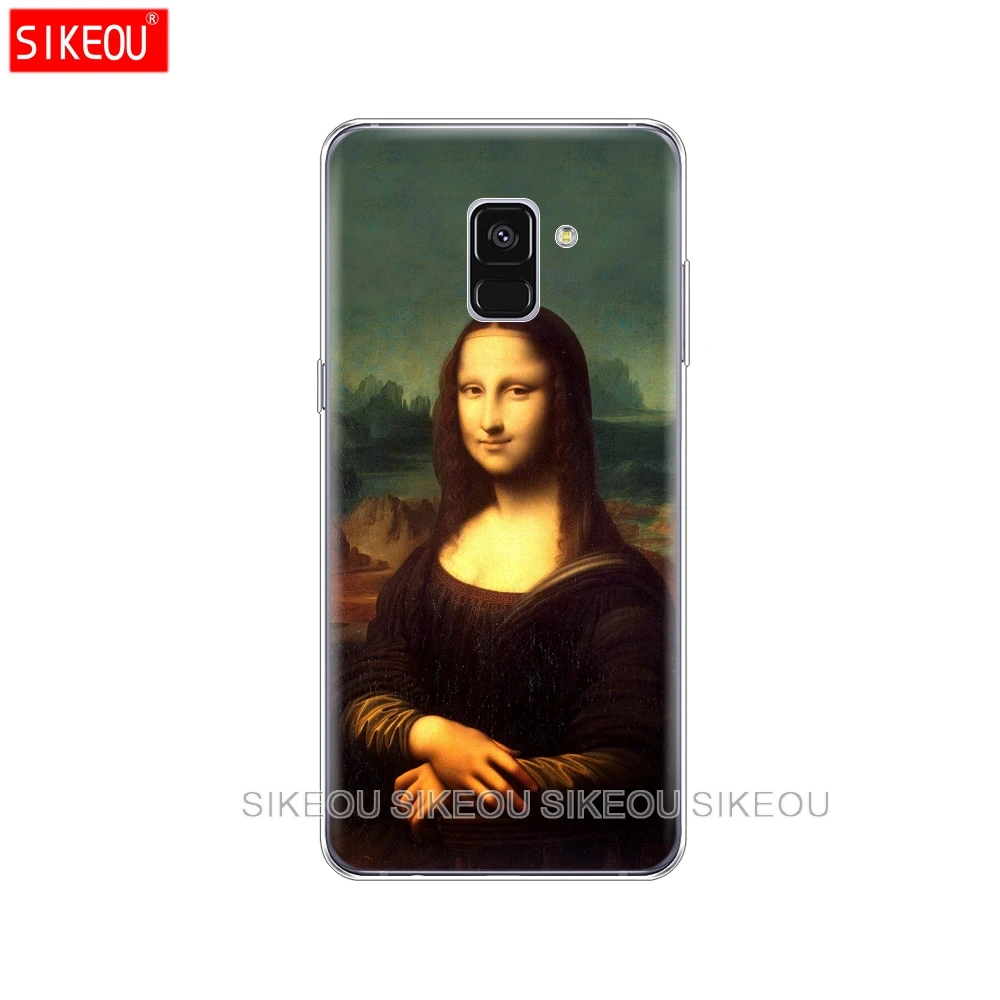 Силиконовый чехол для телефона Samsung Galaxy A6 A8 2018 A3 A310 A5 A510 A7 2016 2017 с рисунком Моны