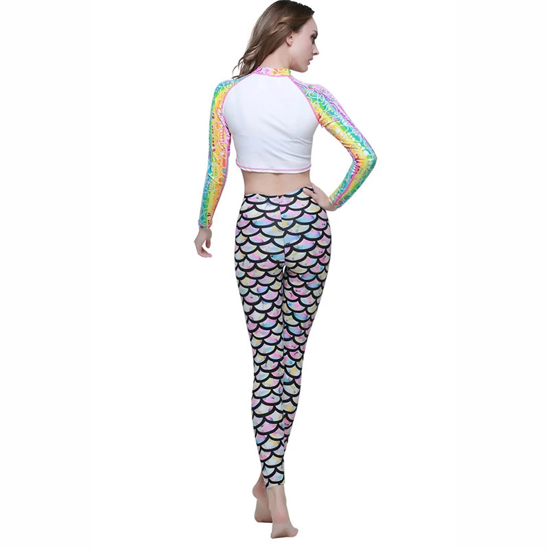 SBART Рашгард женский купальник с рукавами для серфинга одежда плавания водолазный