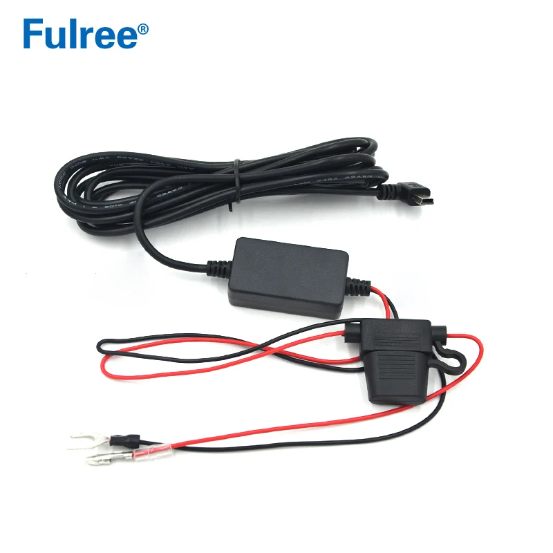 MINI left bend Мини микро USB видеорегистратор Hardwire предохранитель комплект защита от низкого напряжения 12 В до 5 В адаптер питания автомобильный черный ящик Автомобильный видеорегистратор камера кабель - Цвет: MINI left bend