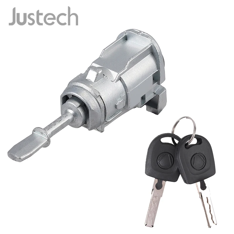 Дверной замок Justech с ключом 604837167 для VW Bora 1J2 1J6 Golf IV 1J1 1J5 Skoda|Замки и фурнитура| |