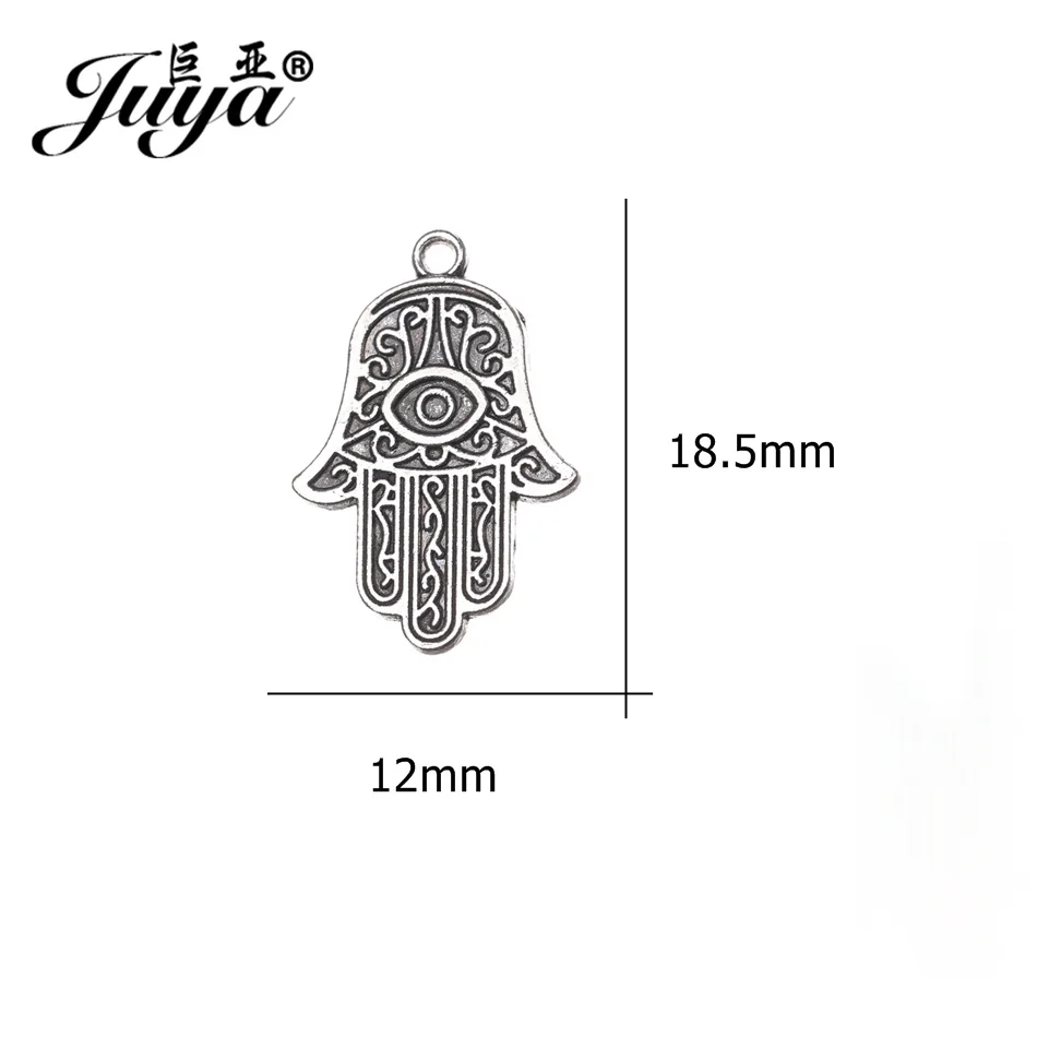 Недорогая резная счастливая Фатима JUYA для рукоделия изготовления ювелирных
