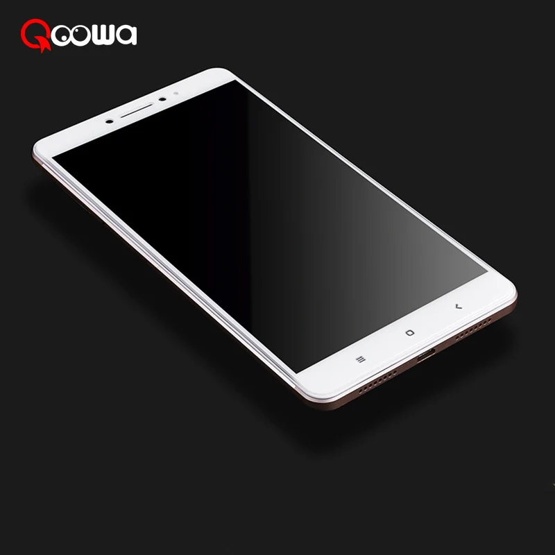Qoowa Топ качество Экран протектор для Xiaomi Max 2 царапинам 2.5D изогнутые полное