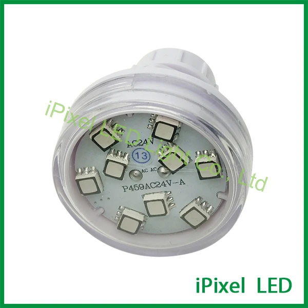 AC24V 45 мм Внутренний контроль 9 smd 5050 rgb программируемая светодиодная точечная