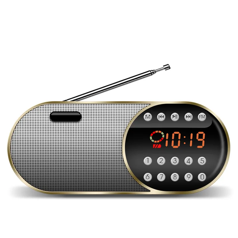 Motion Mini портативное радио портативные цифровые колонки перезаряжаемый FM USB TF MP3