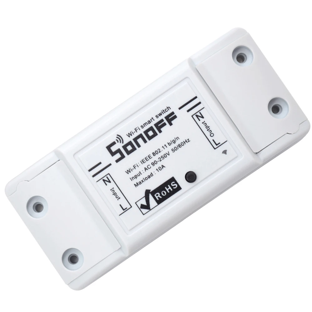 10 шт. Sonoff Basic с Alexa Smart Wifi переключатель Domotica выключатель света Умный дом