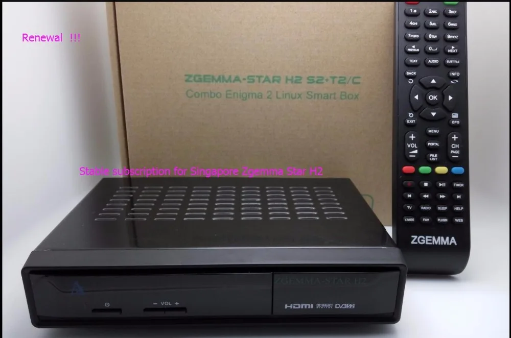 Ежегодно starhub подписка для высокое качество коробка starhub звезда zgemma H2