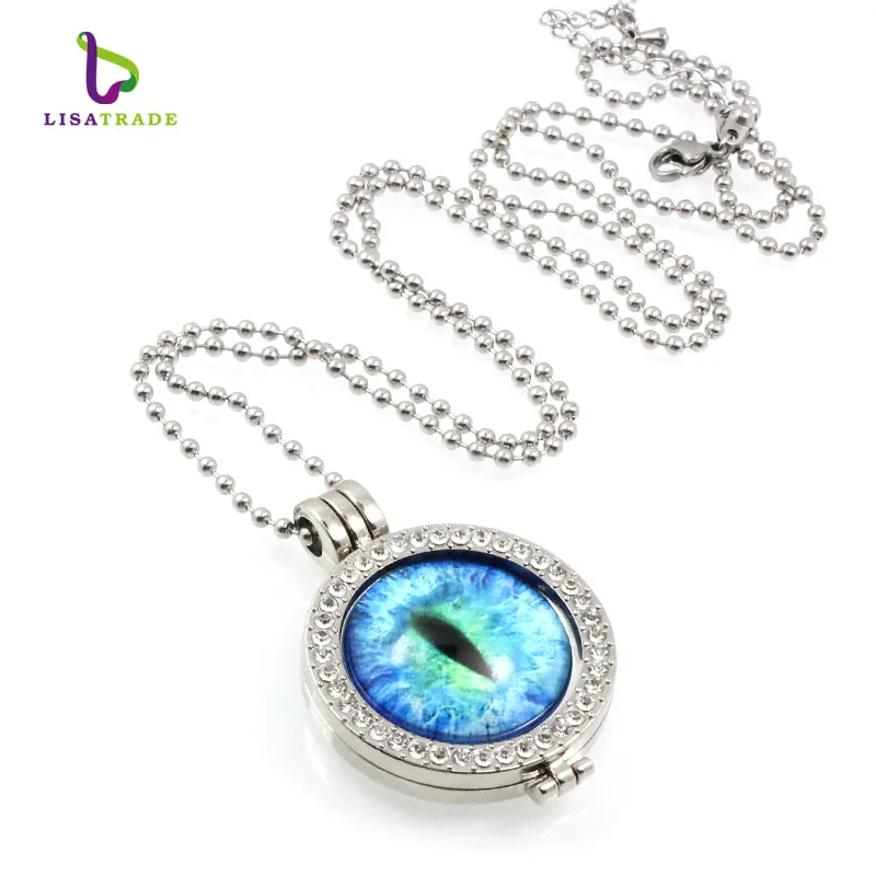 Мое ожерелье в форме монеты глаза 33 мм диск для монет женщин размер 35 держатель с