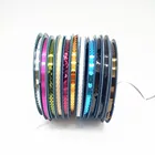 12 шт. запасные части рулон с блестками дисковая катушка 7 мм плоская с блестками Длина 95 метров на катушку