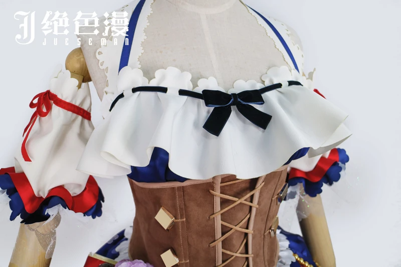 Love Live Sunshine Aqours Косплей Костюм Чика таками Рубиновая Роза макияж Kanan Matsuura Valentine Idol женская униформа платье