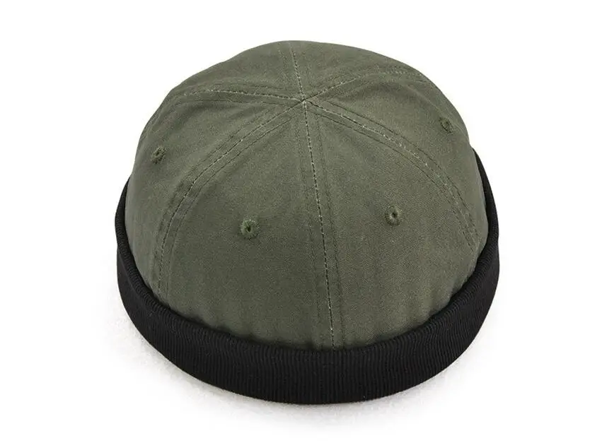 Которая в душе Хлопок Мужской skullies beanie Регулируемая Дыня шляпа тренд Ретро карнизы фланец шапка помещика высокого качества Мужская шапочка из спандекса кости