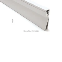 30 x 2m setslot wall washer profile led aluminium ladder shape led aluminum profile for wall down lighting