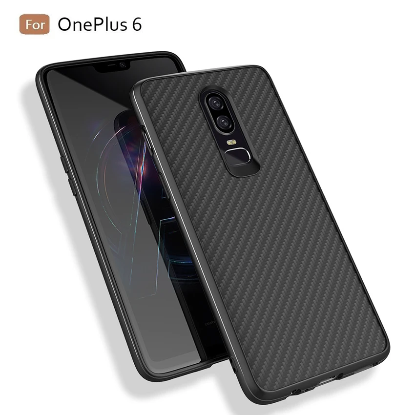 Чехол OnePlus 6 мягкий силиконовый чехол из ТПУ кожаный для телефона задняя крышка |