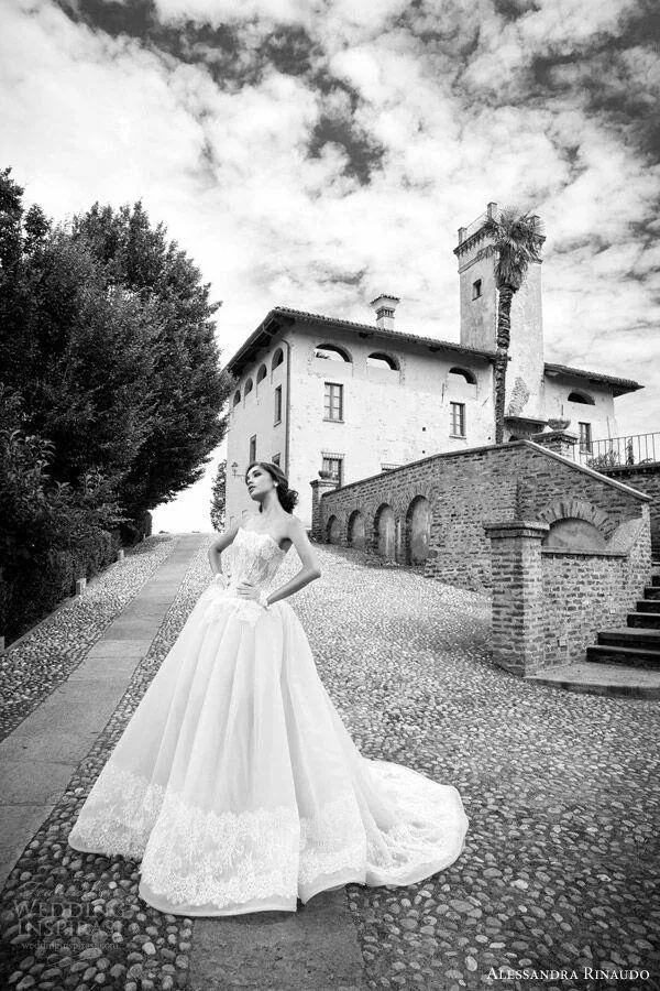 New Arrival Wedding Dresses 2016 Lace Strapless Chapel Train Cheap A-Line Bridal vestido De Novia | Свадьбы и торжества