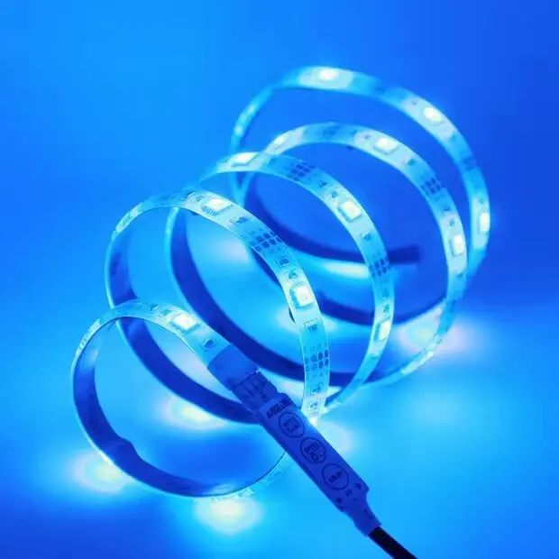 5 В USB силовая Светодиодная лента светильник RGB 5050 SMD HD ТВ Настольный ПК экран