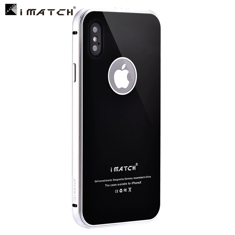 2018 прямые продажи оригинальный Imatch для Apple Iphone X Роскошный металлический бампер +