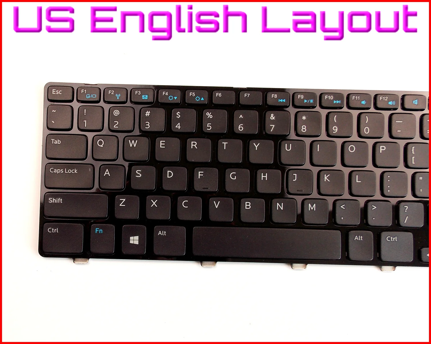 New Keyboard US English Version for Dell Inspiron 17 3721 N3721 PK130T32A00 0JJNFF Laptop | Компьютеры и офис