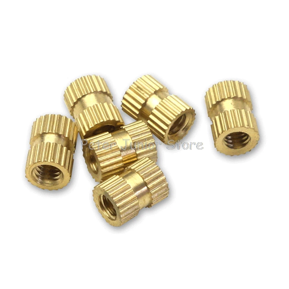 100 ПК гайка M2 M2.5 медные вставки Brass Double Pass GMN|Гайки| |