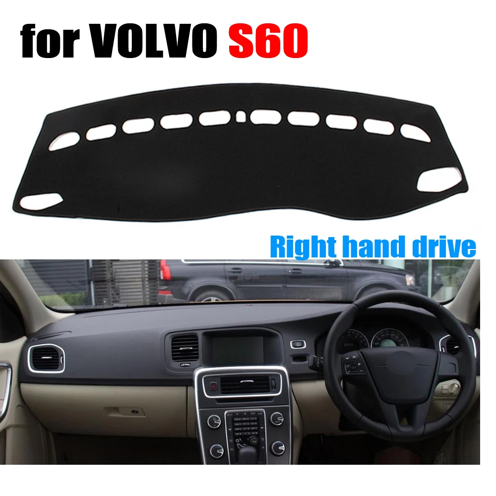 

Чехлы для приборной панели автомобиля, коврик для VOLVO S60 2010-2015, для правостороннего вождения, коврик для приборной панели, чехол для автомоби...