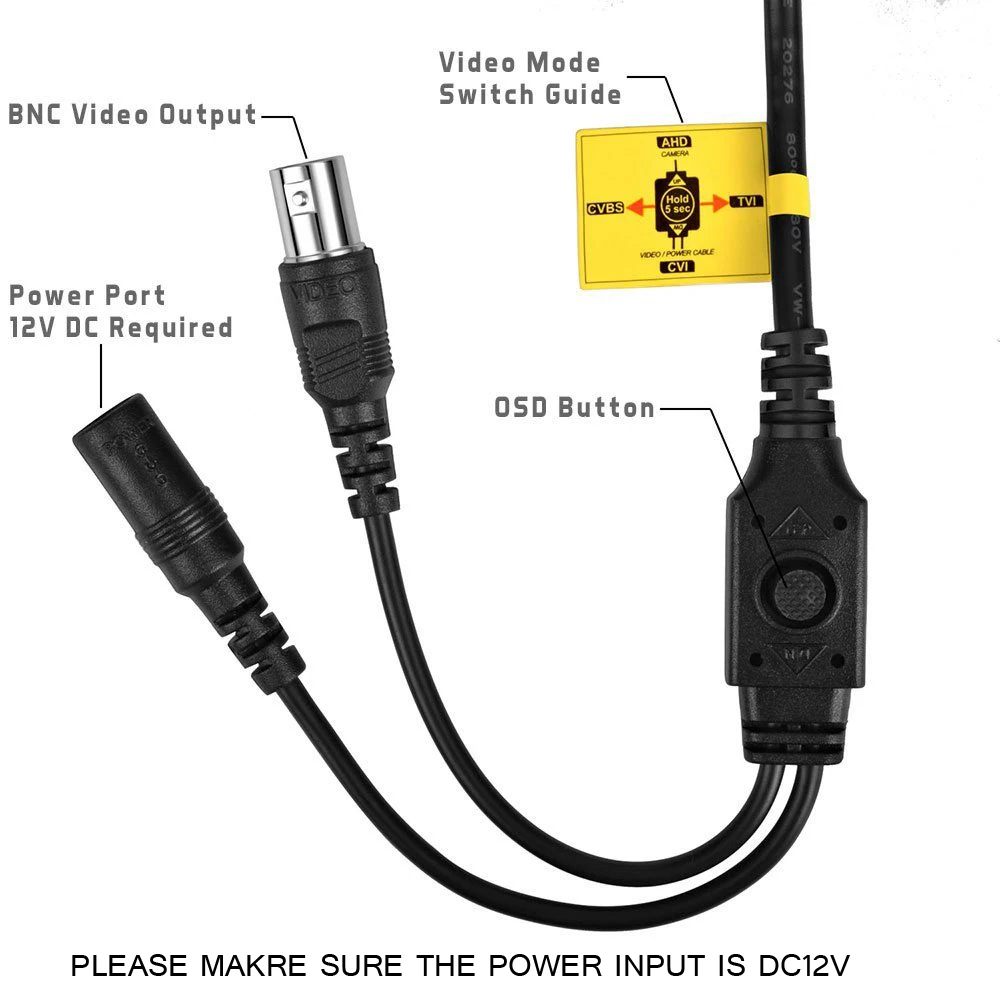 Хорошее качество HD 1080 P 2MP AHD CVI TVI аналоговый 4 в 1 наружная ИК Водонепроницаемая