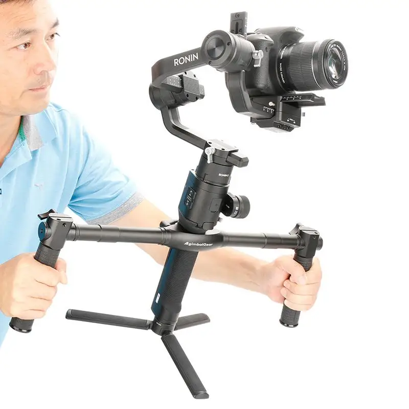 BEESCLOVER AgimbalGear, двойной ручной карданный стабилизатор, аксессуары для Dji Ronin S, расширенная ручка, ручки, крепление на руль, балансировочная штанга r29