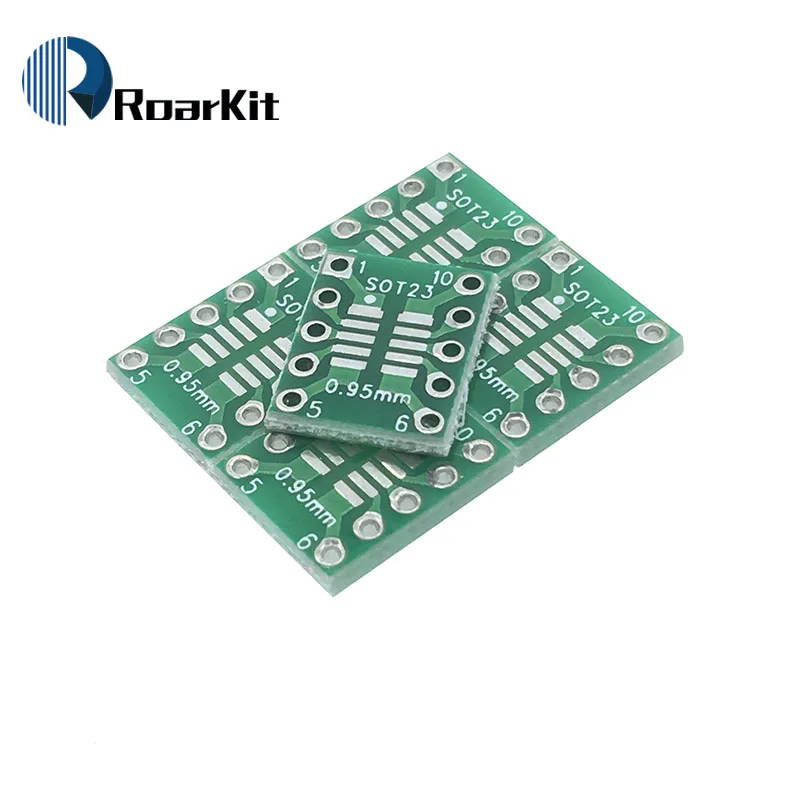 10 шт. SOT23 MSOP10 плата адаптера SMD для DIP10 Pinboard UNAX 0 5 мм/0 95 мм до 2 54 PCB|smd sot23|smd platesmd adapter |