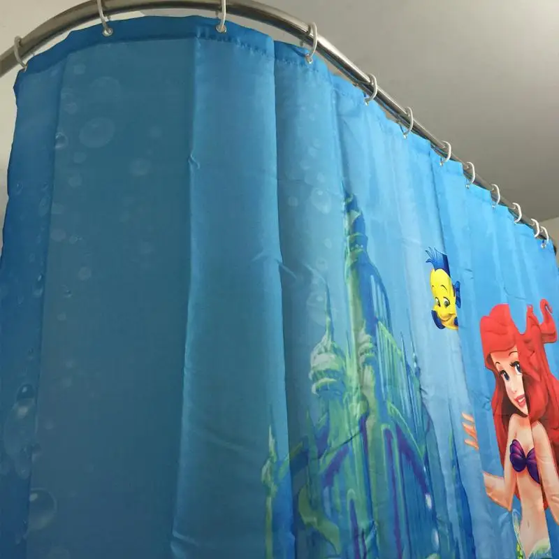 Подводный Русалка семья ванная комната занавеска для душа простой полиэстер