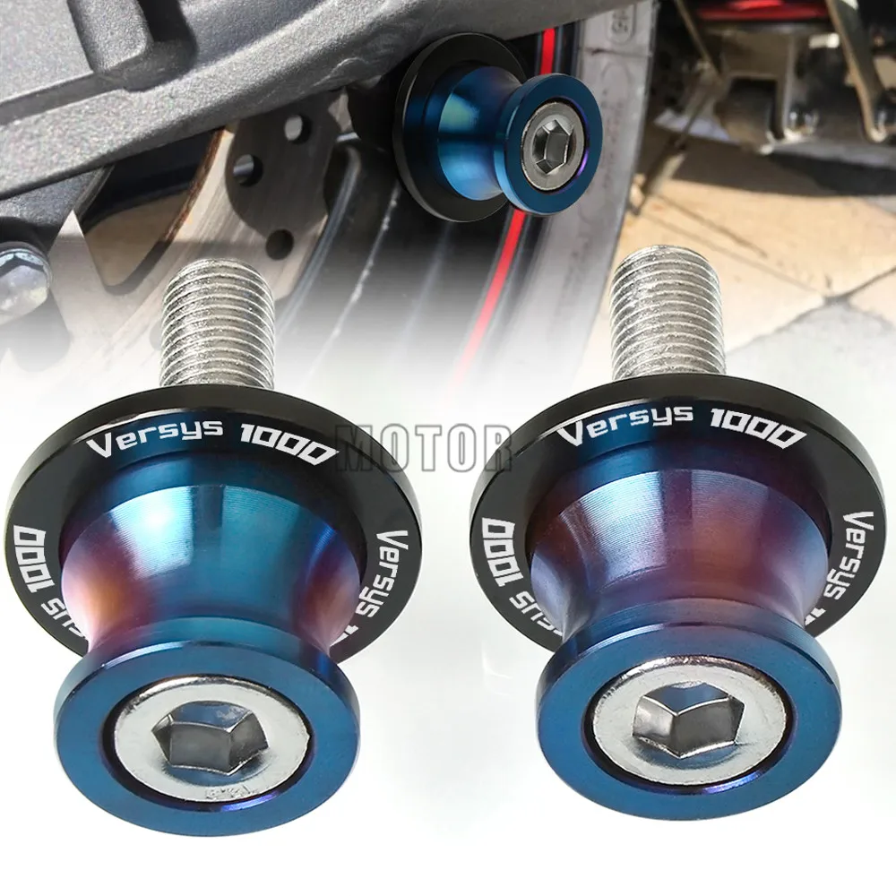 

10 мм для Kawasaki Versys 1000 2012 2013 2014 Versys1000 мотоциклетные задние Ползунки с подставкой винты защита M10