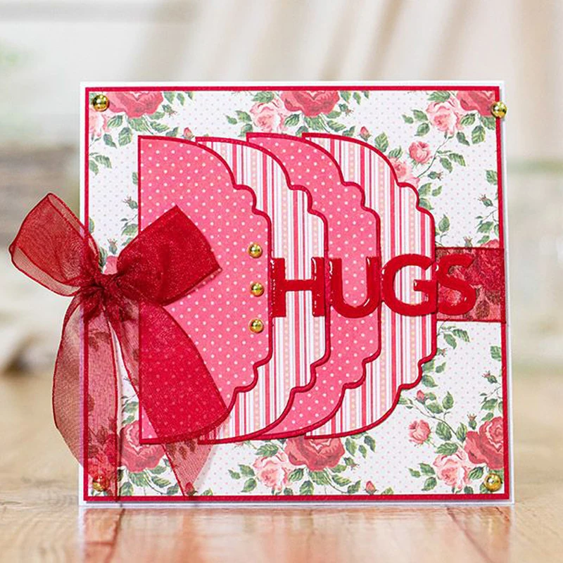 Большой алфавитный каскад высотой 2 см металлические Вырубные штампы сделай сам