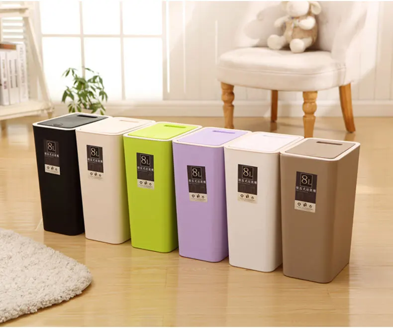 Корзины для переработки мусора разноцветные корзины из переработанного