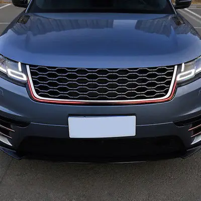 Стальная передняя Центральная решетка гриль крышка отделка 1 шт для Range Rover Velar