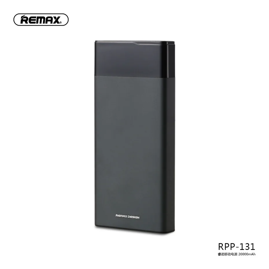 Remax 20000 мАч Внешний аккумулятор с двойным USB ЖК-дисплеем, портативное Внешнее зарядное устройство, внешний аккумулятор 10000 мАч для Xiaomi samsung huawei